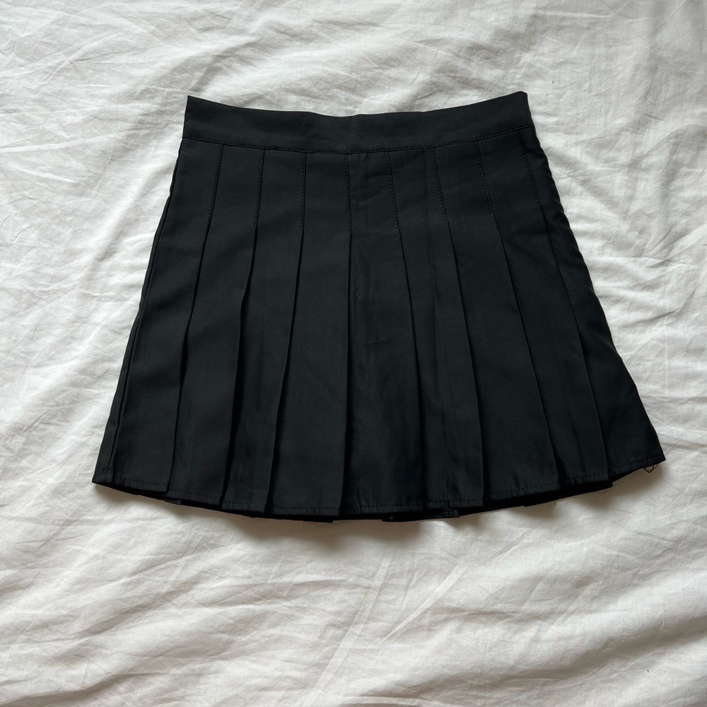 Pleated Mini Skirt